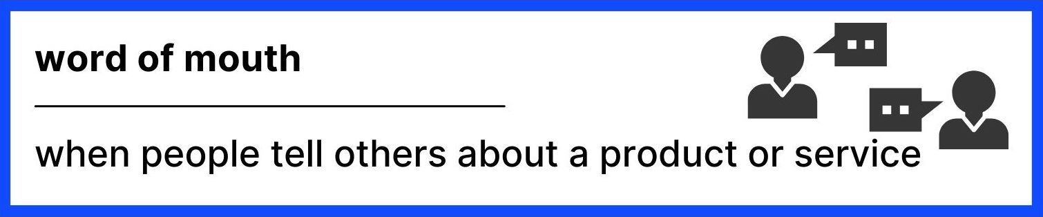 word of mouth definition