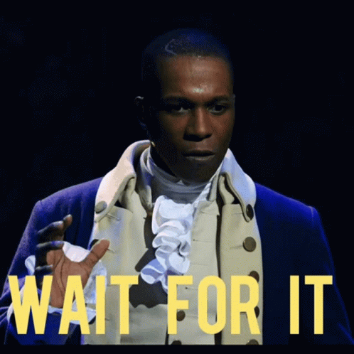 hamilton gif - wait for it
