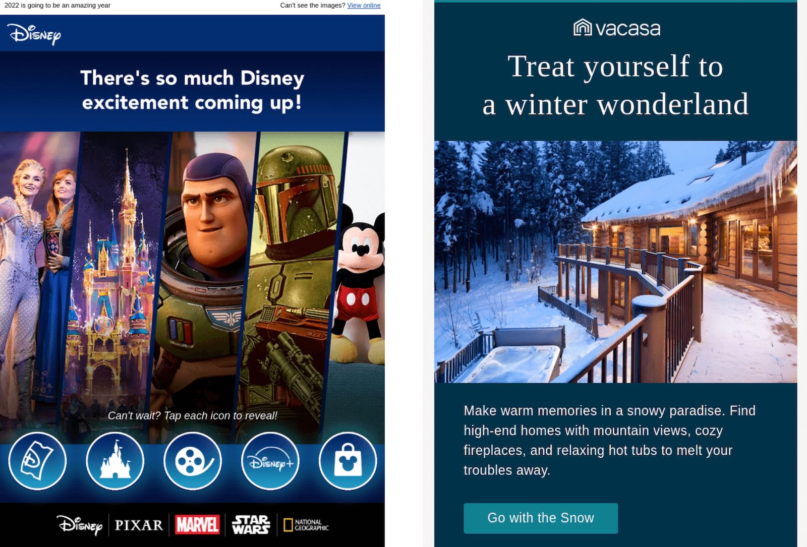email marketing - copywriting examples