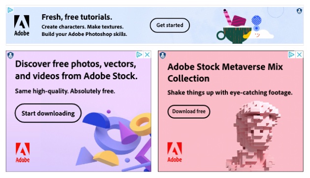 Adobe display ads