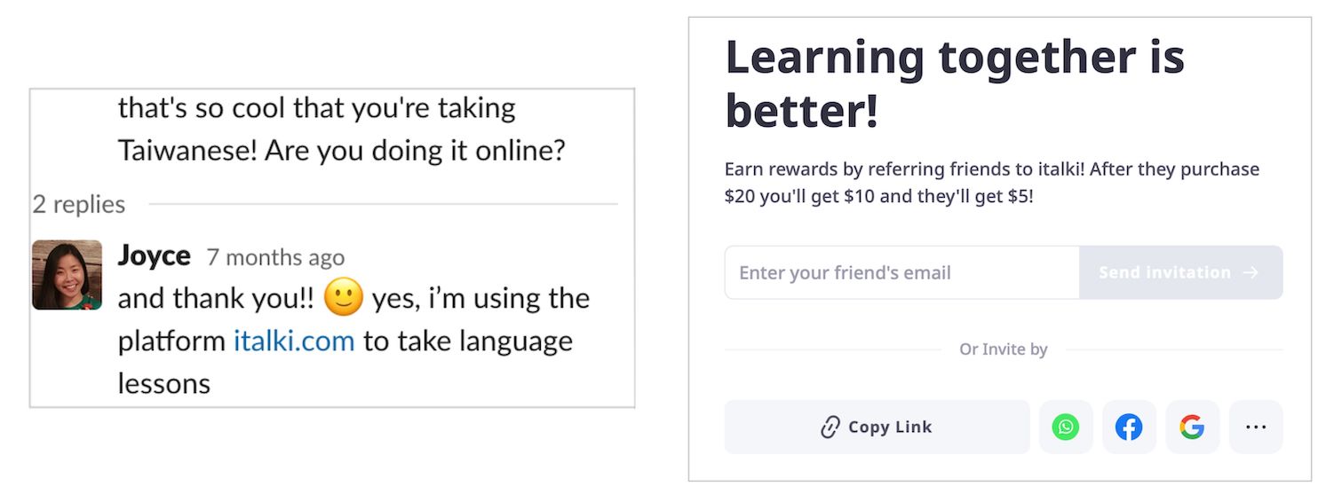 word of mouth vs referrals