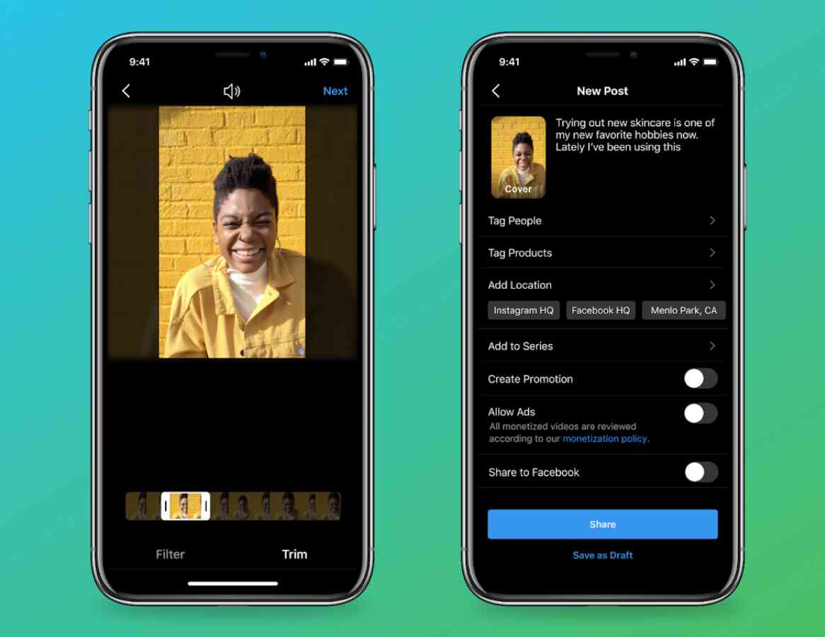CutStory app example