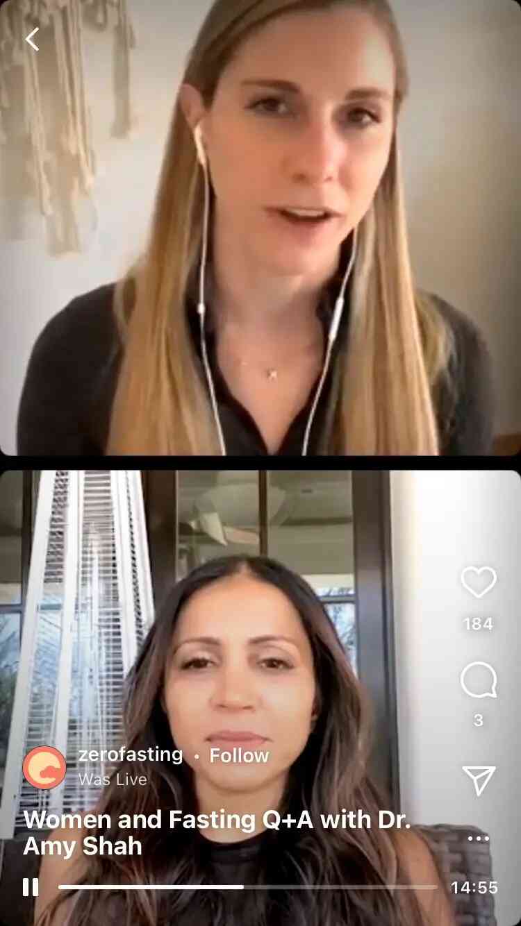 Zero IG Live example