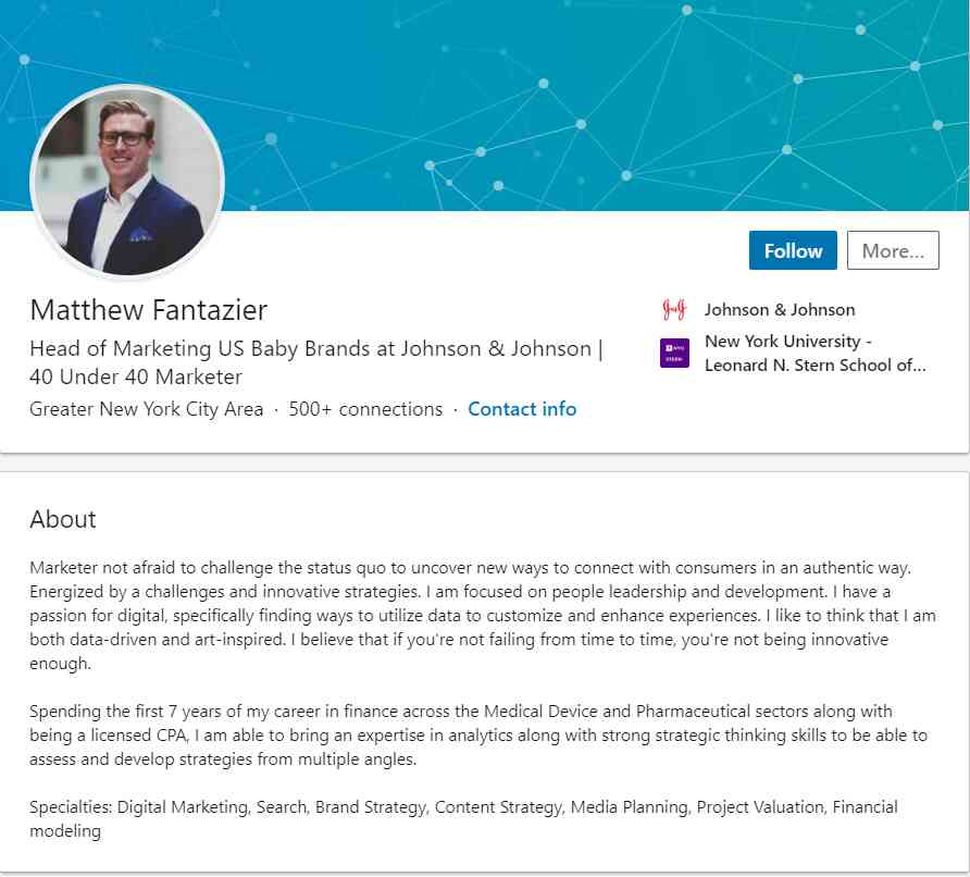 linkedin profile