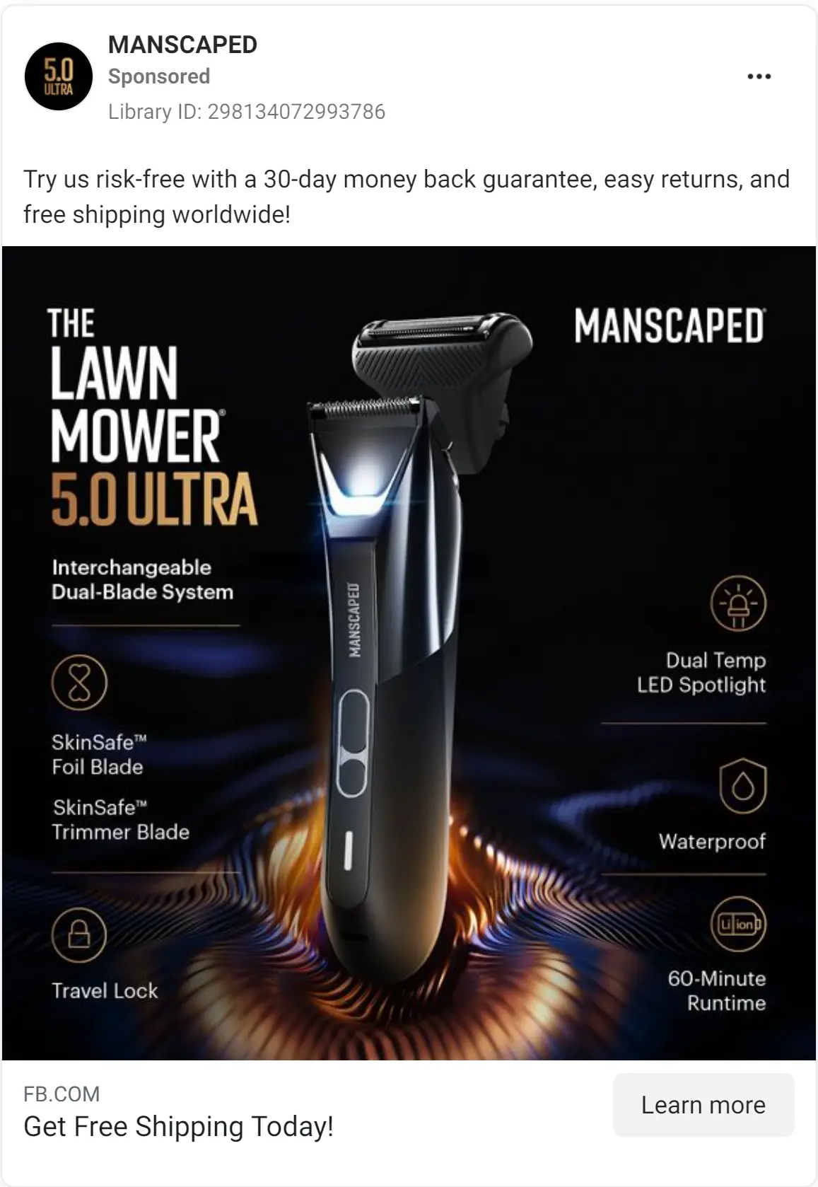 Manscaped ad