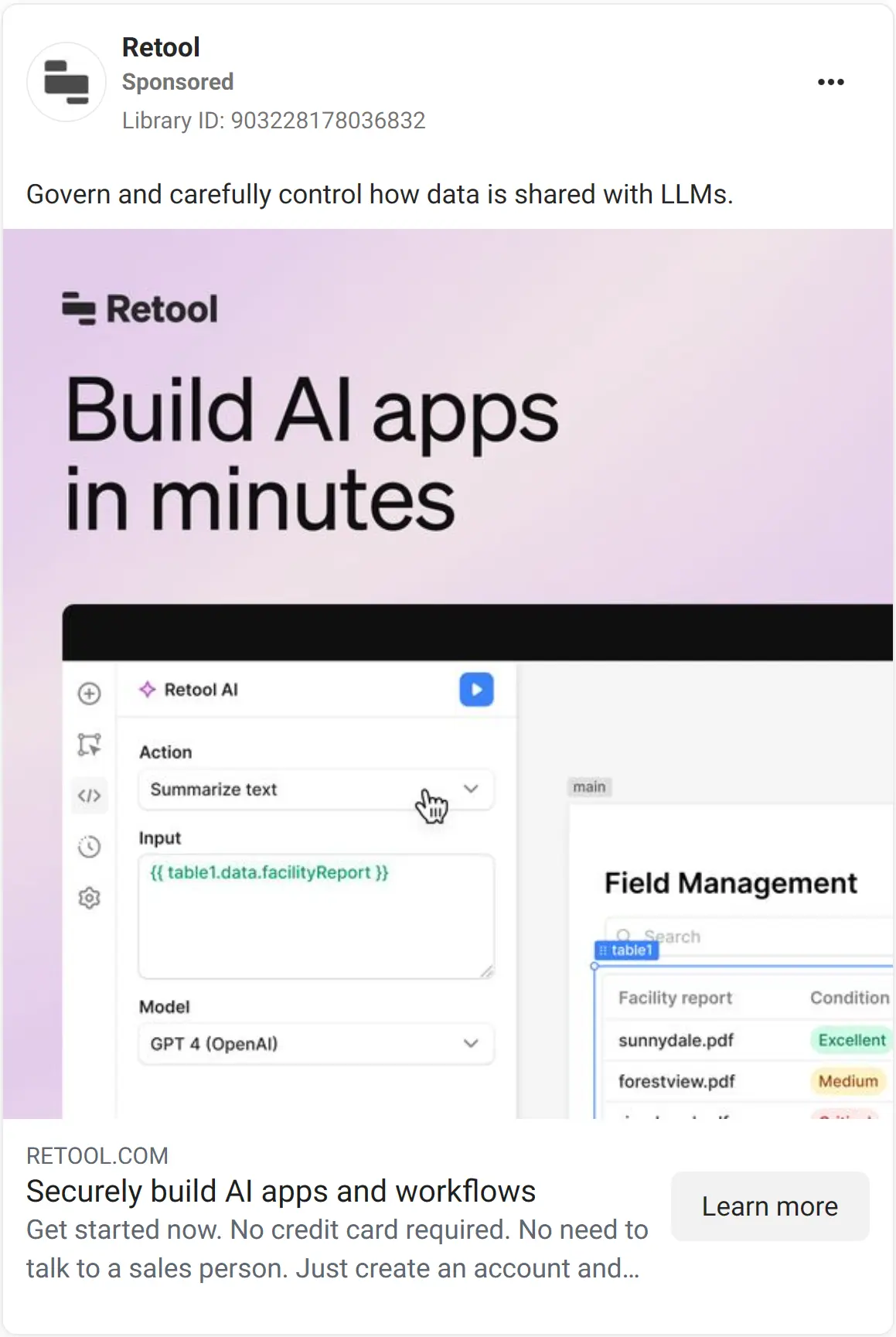 Retool ad