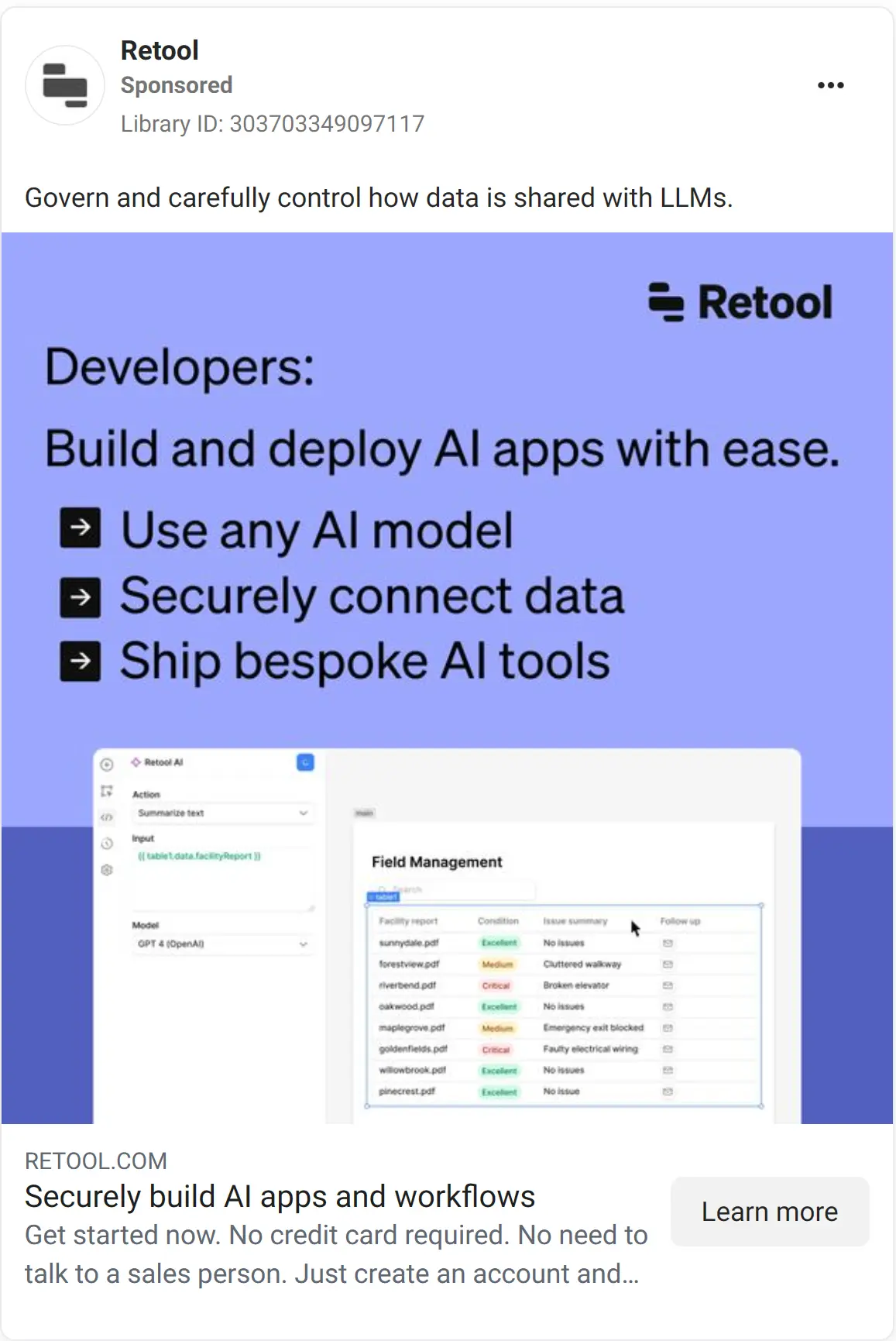 Retool ad