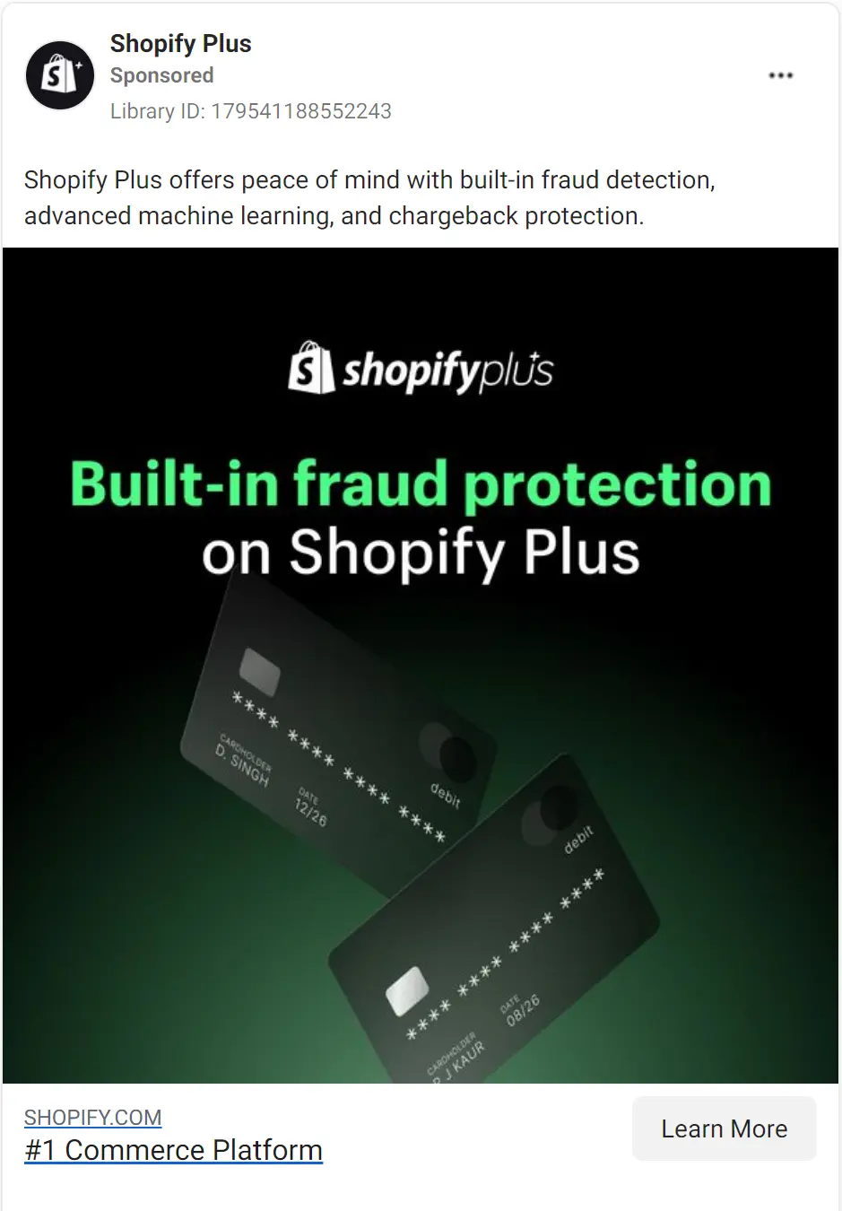 Shopify ad