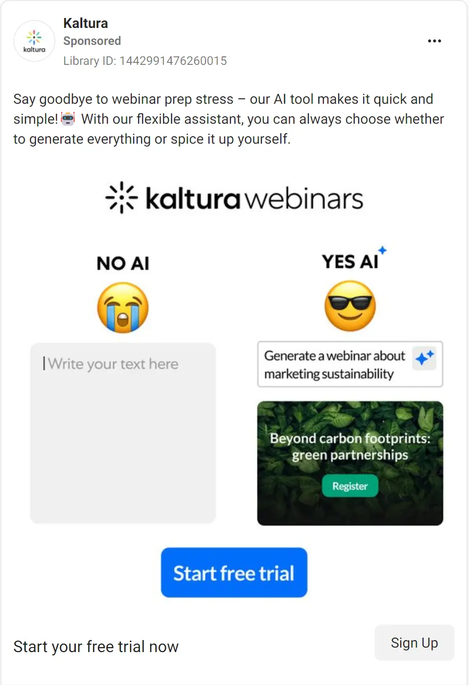 Kaltura ad