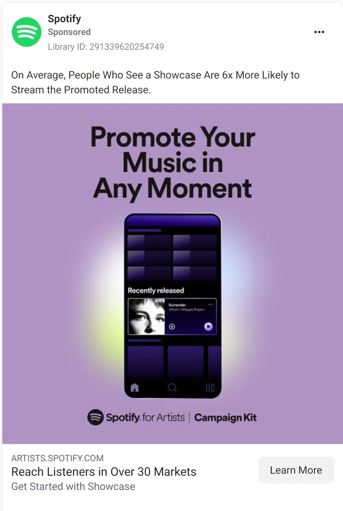 Spotify ad