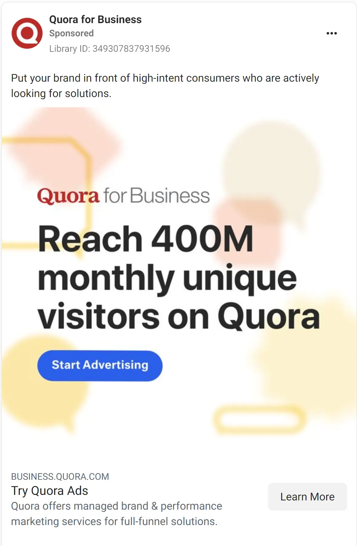 Quora ad
