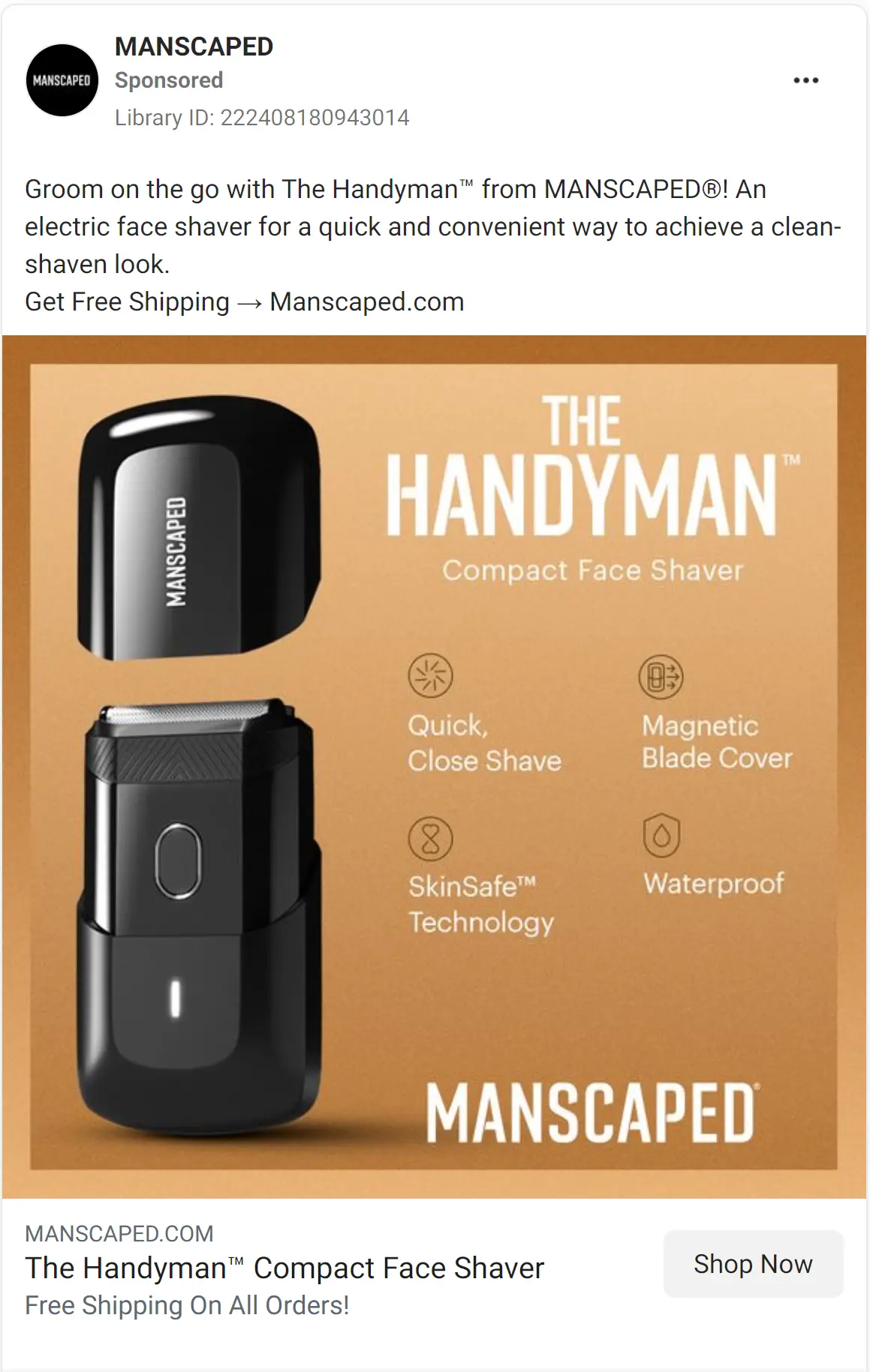 Manscaped ad