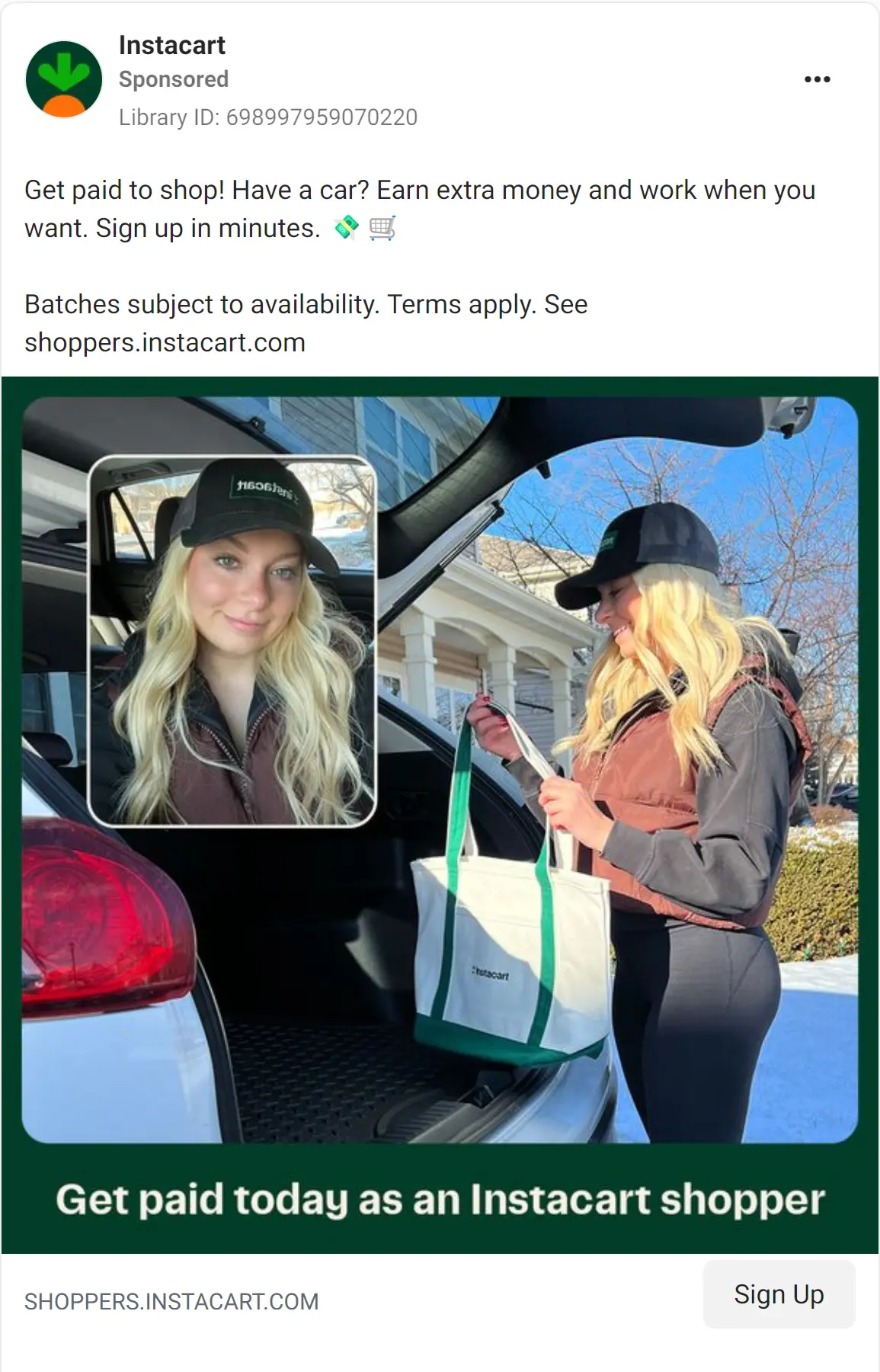 Instacart ad