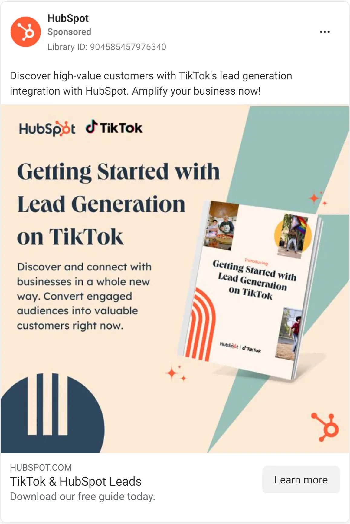 HubSpot ad