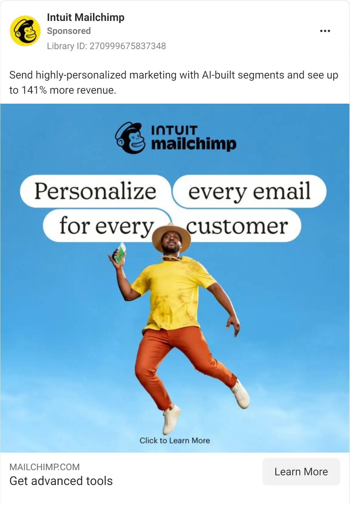 Mailchimp ad