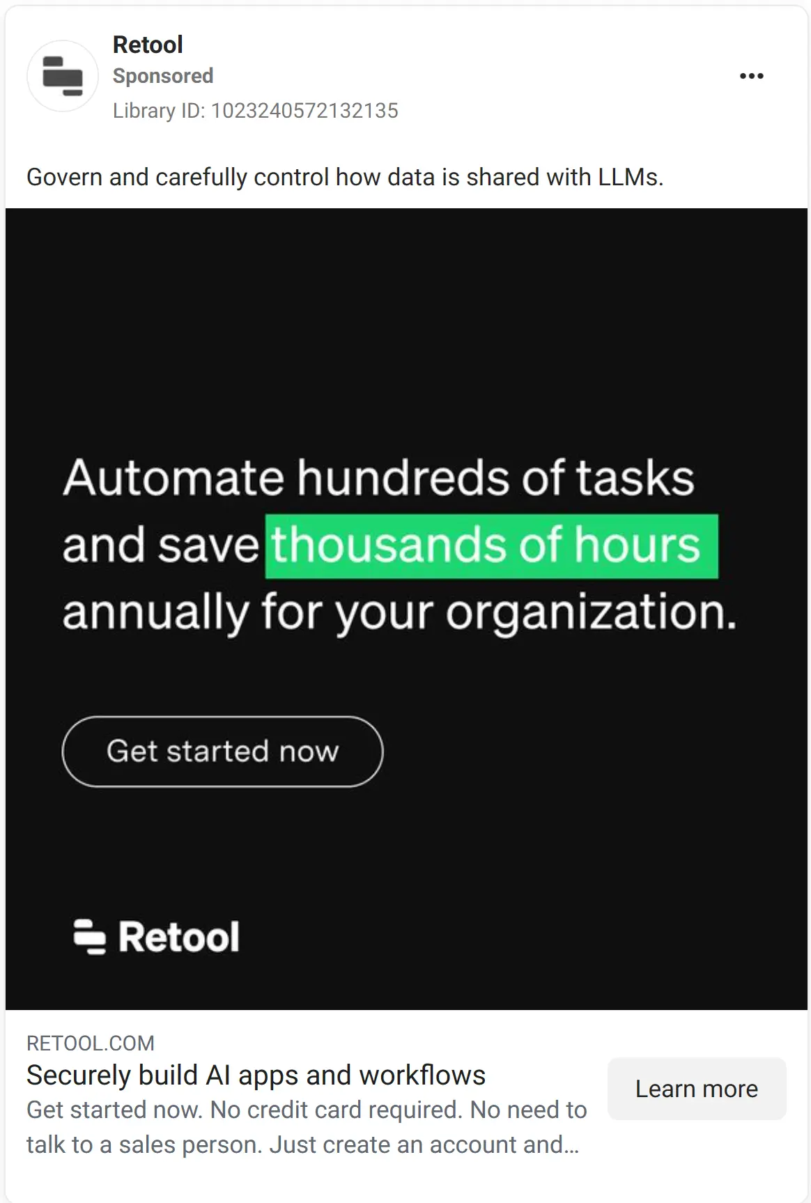 Retool ad