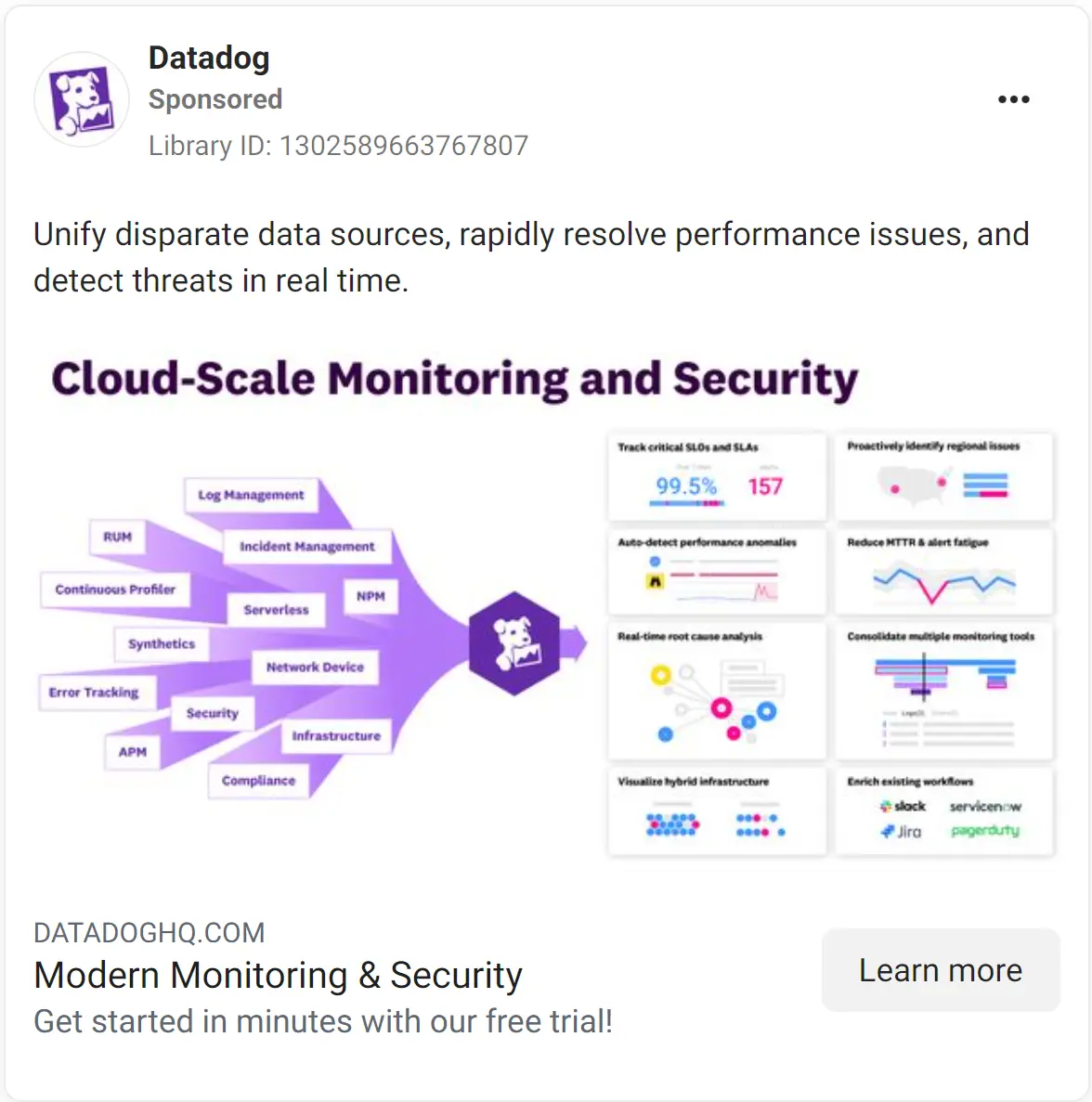 Datadog ad
