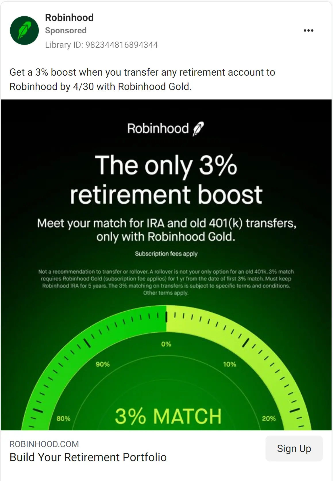 Robinhood ad