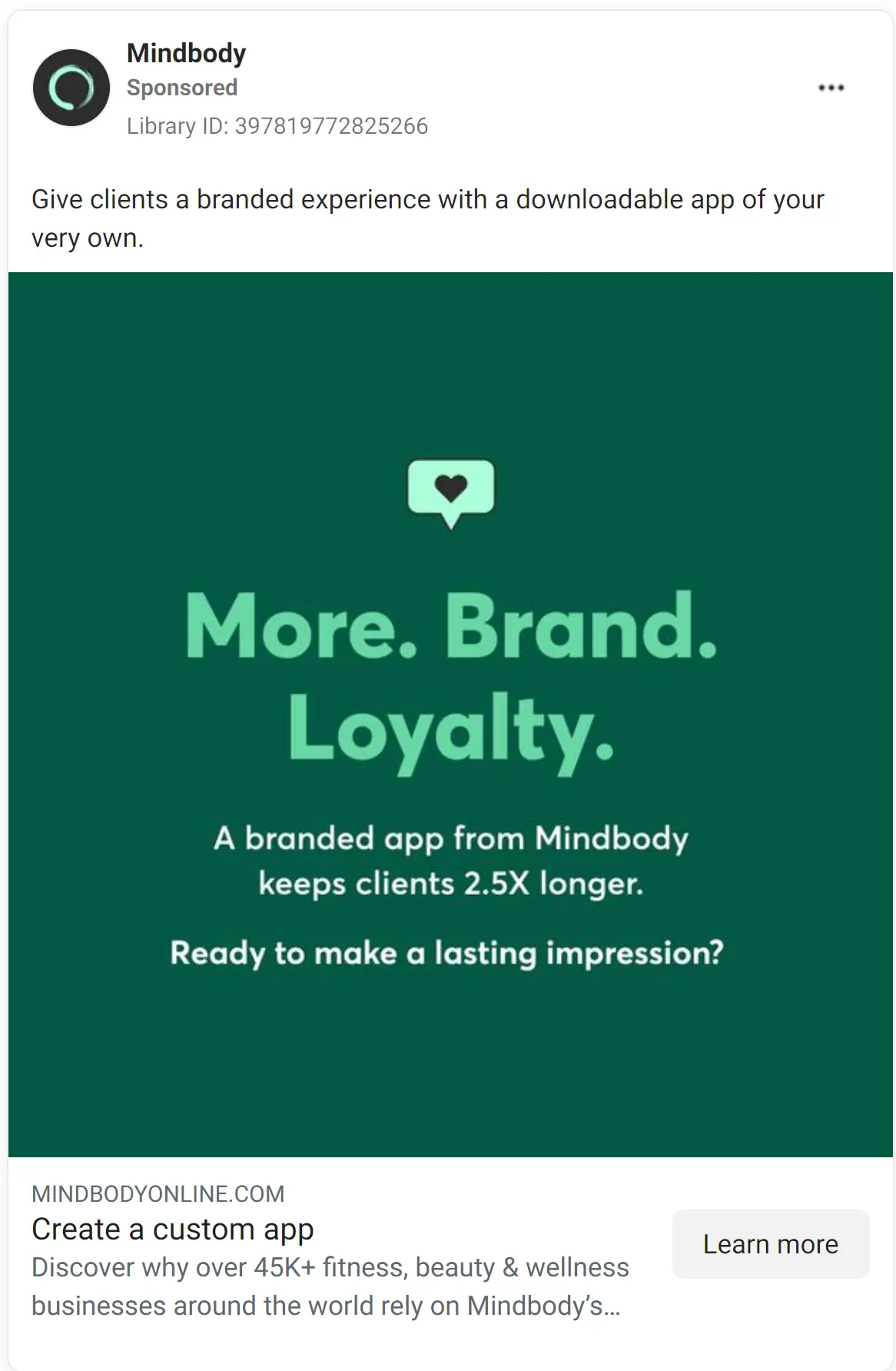 Mindbody ad