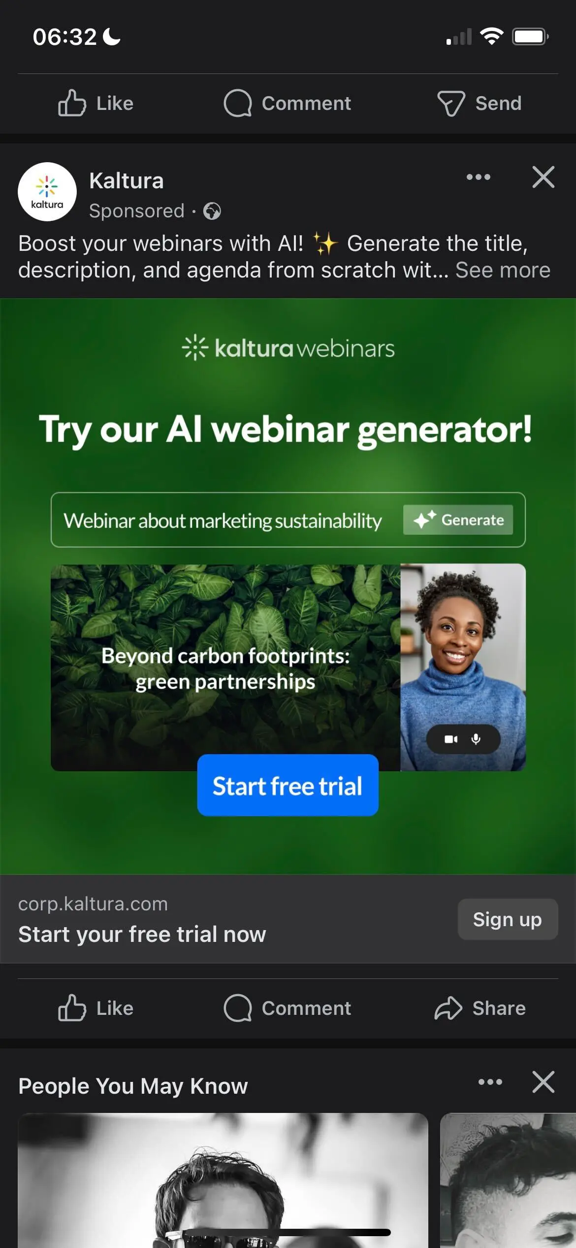 Kaltura ad
