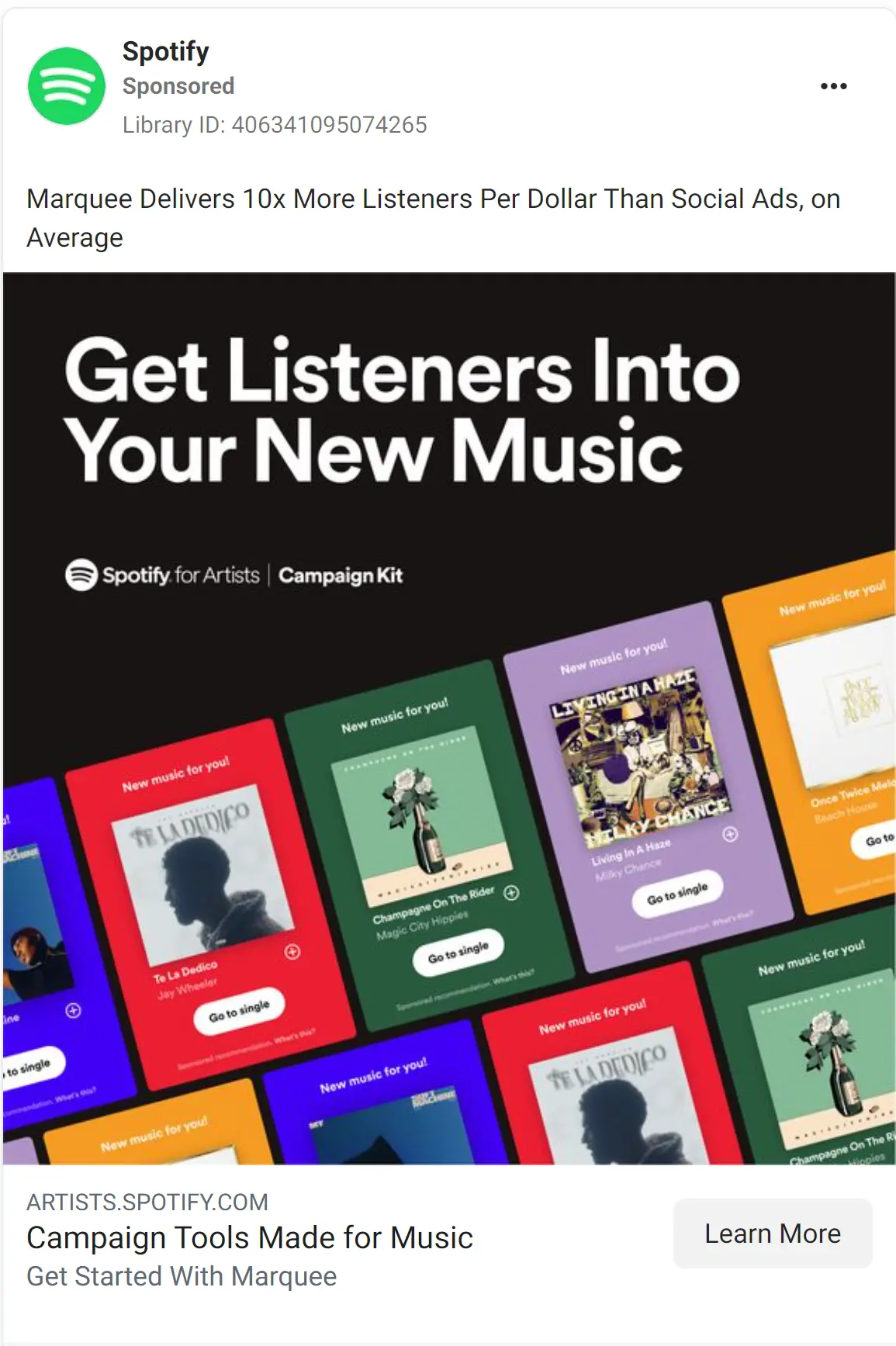 Spotify ad