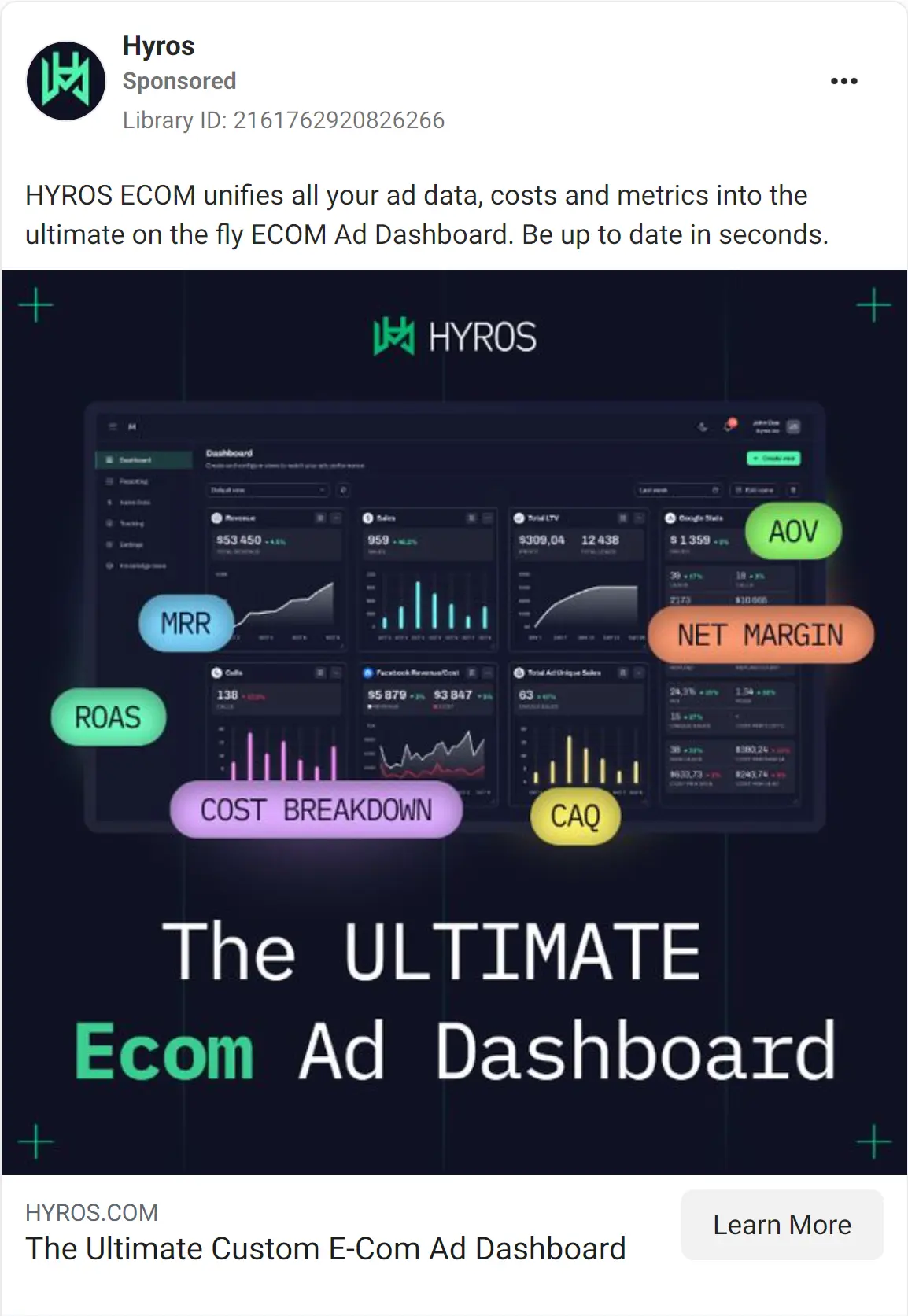 Hyros ad