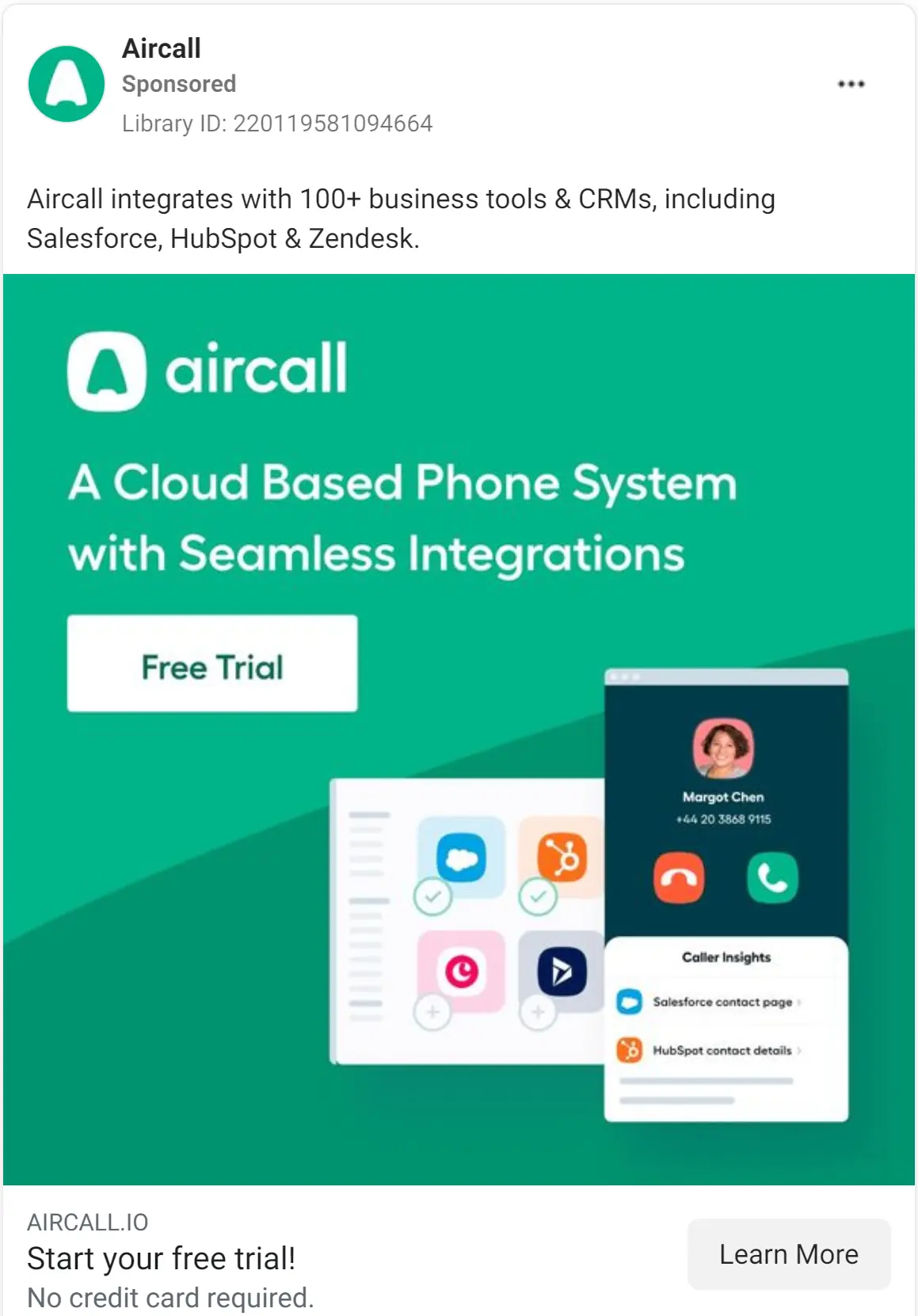 Aircall ad