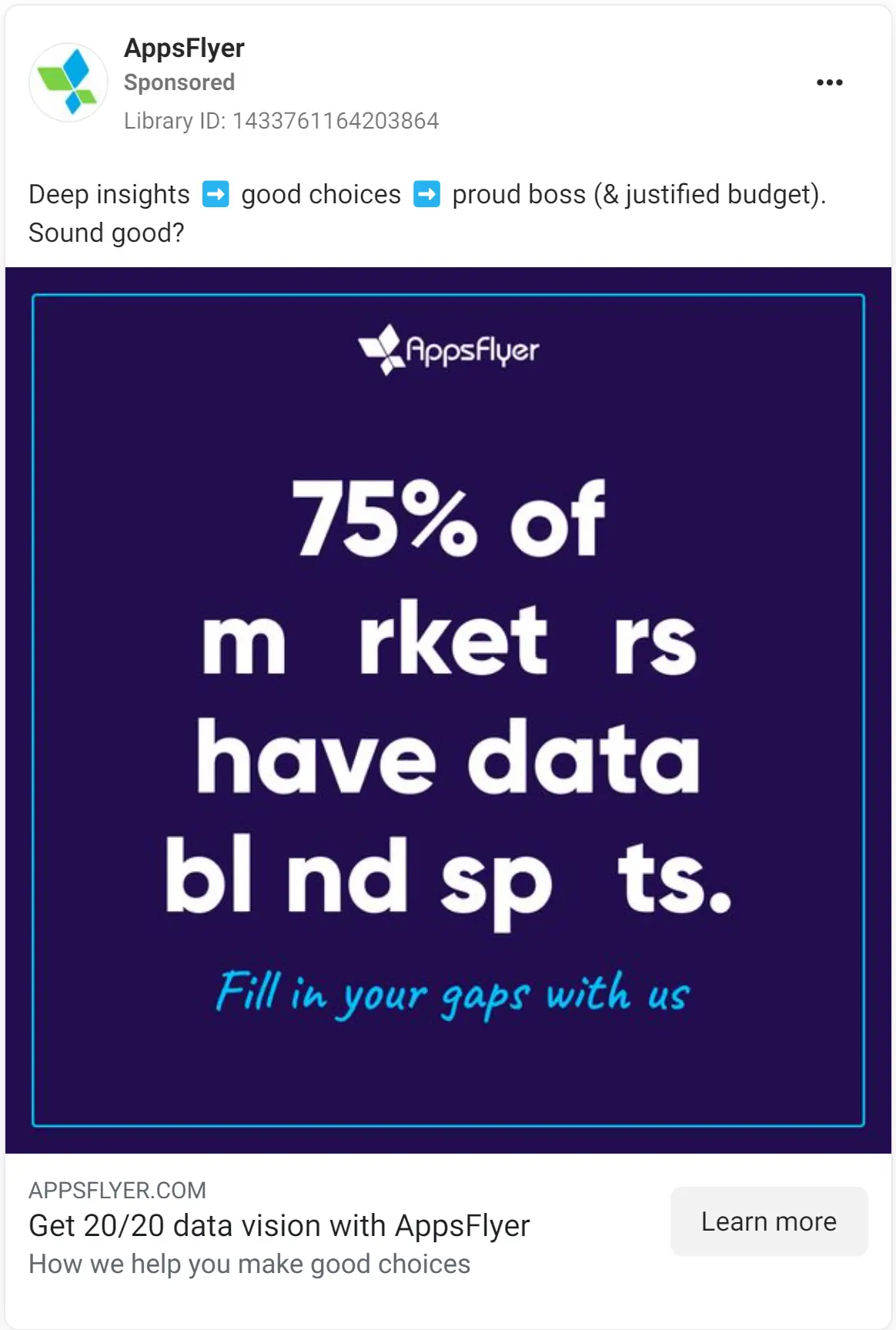 Appsflyer ad