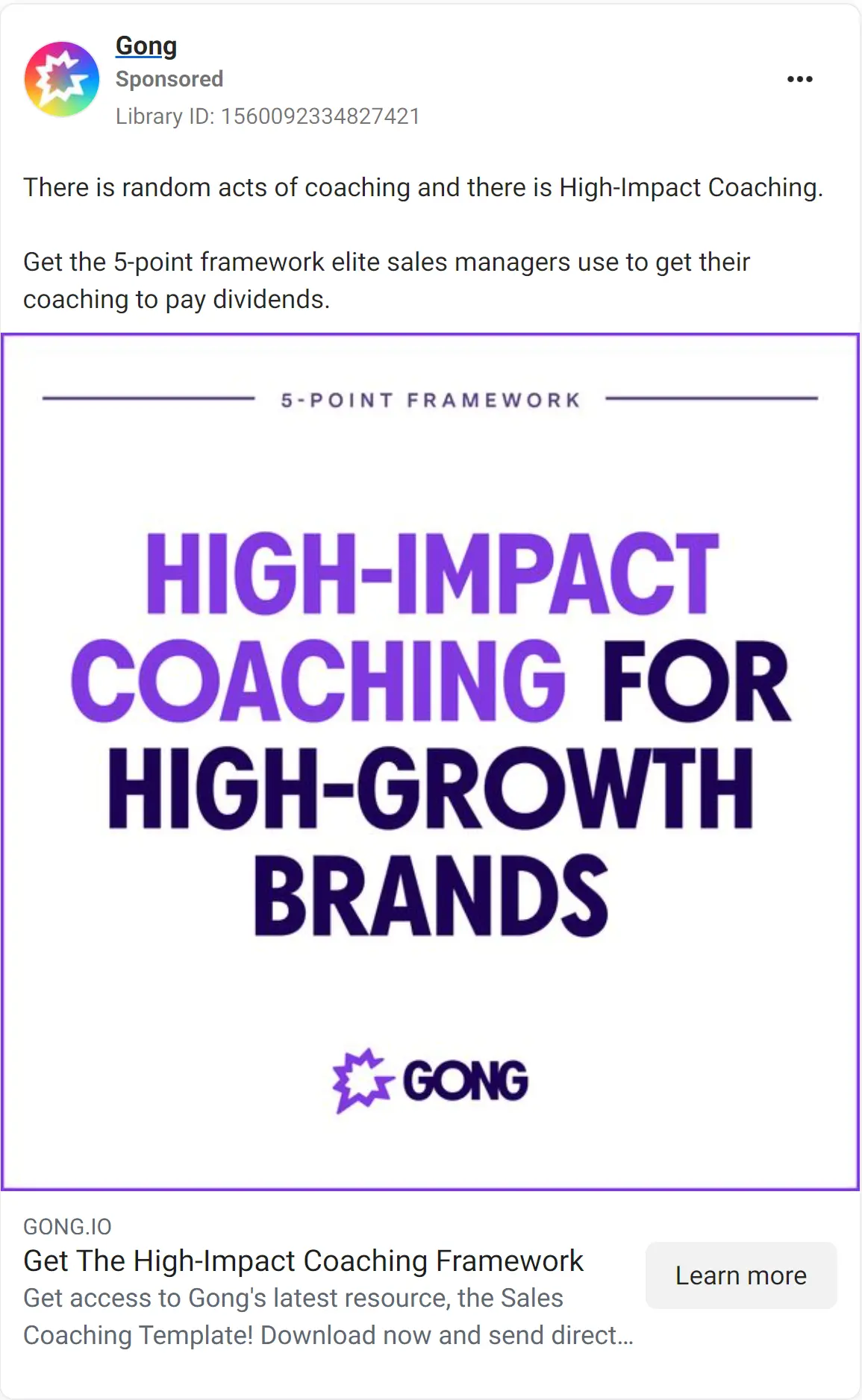 Gong ad