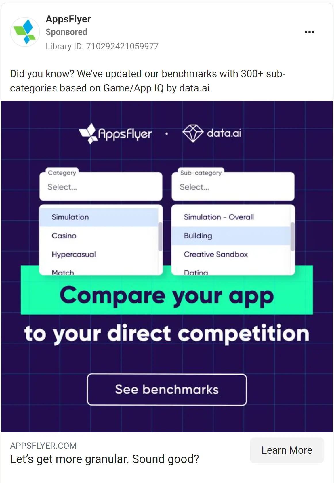 Appsflyer ad