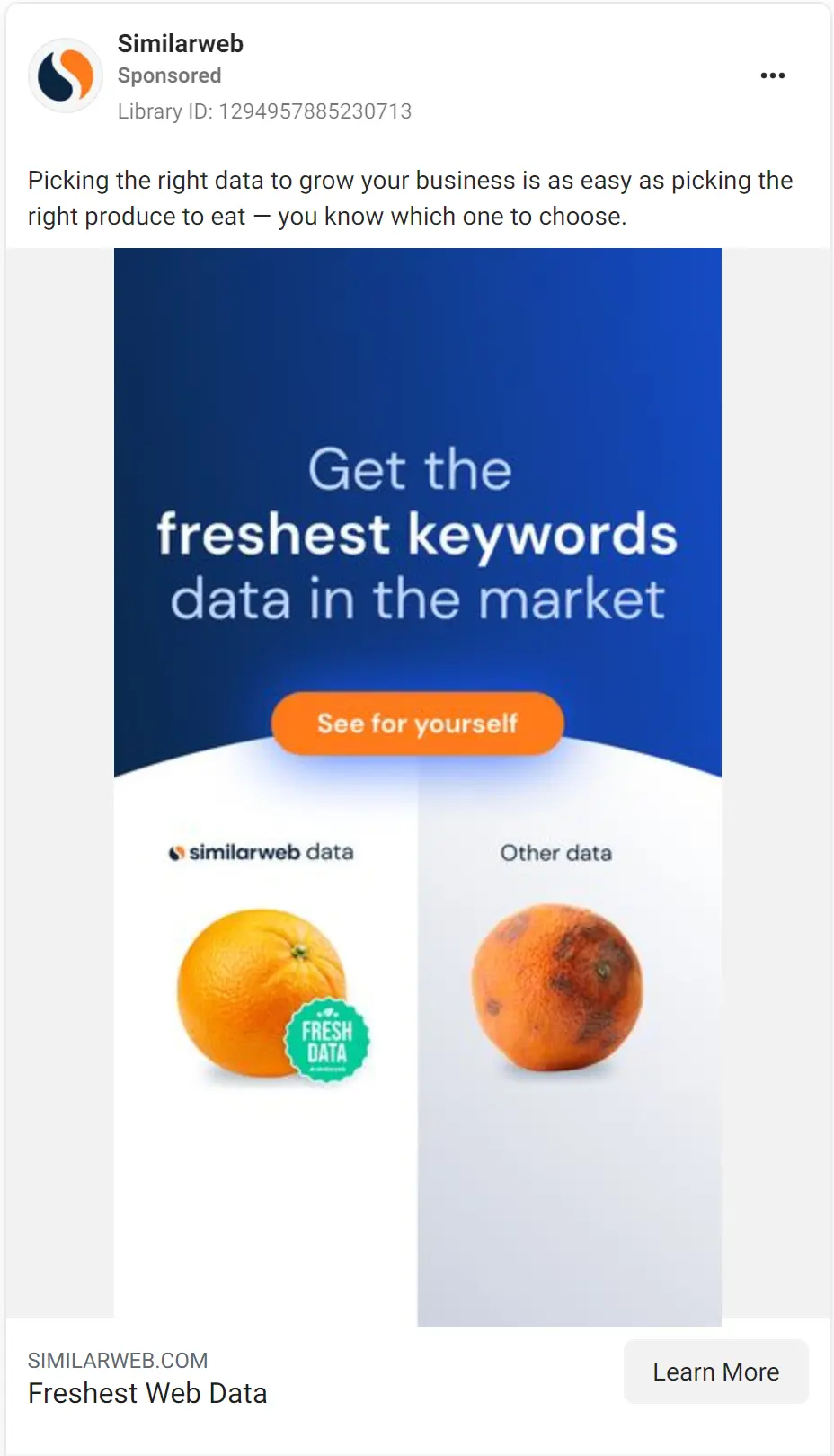 Similarweb ad