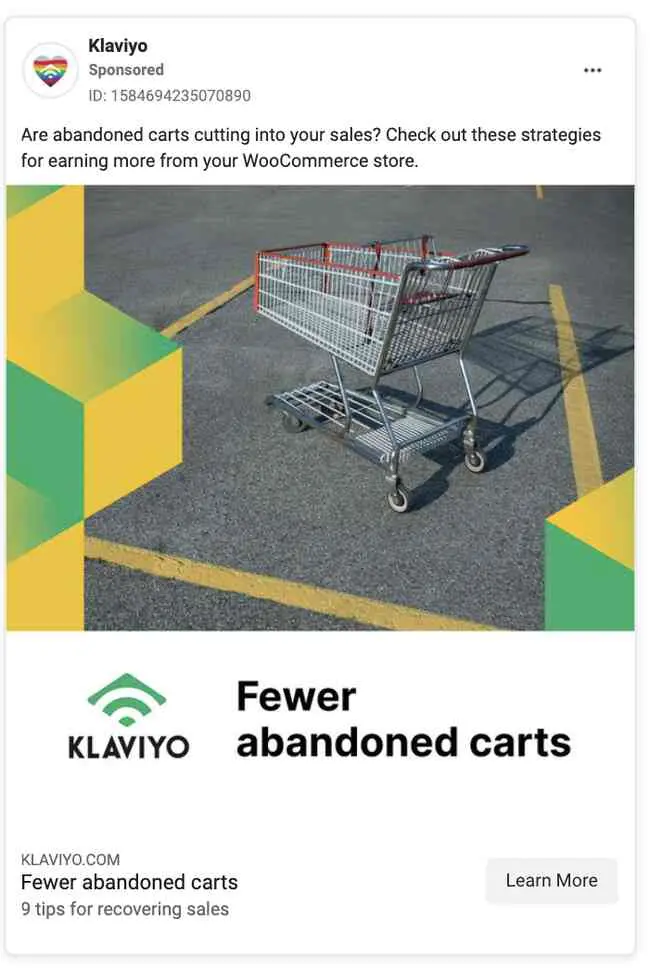 Klaviyo ad