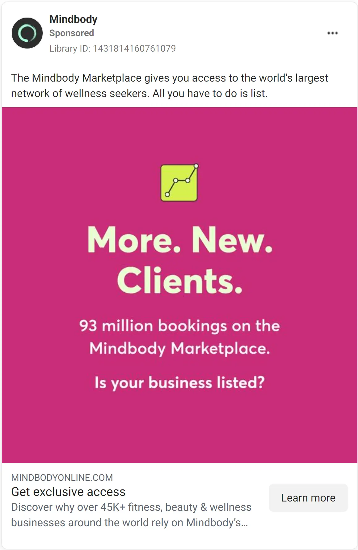 Mindbody ad