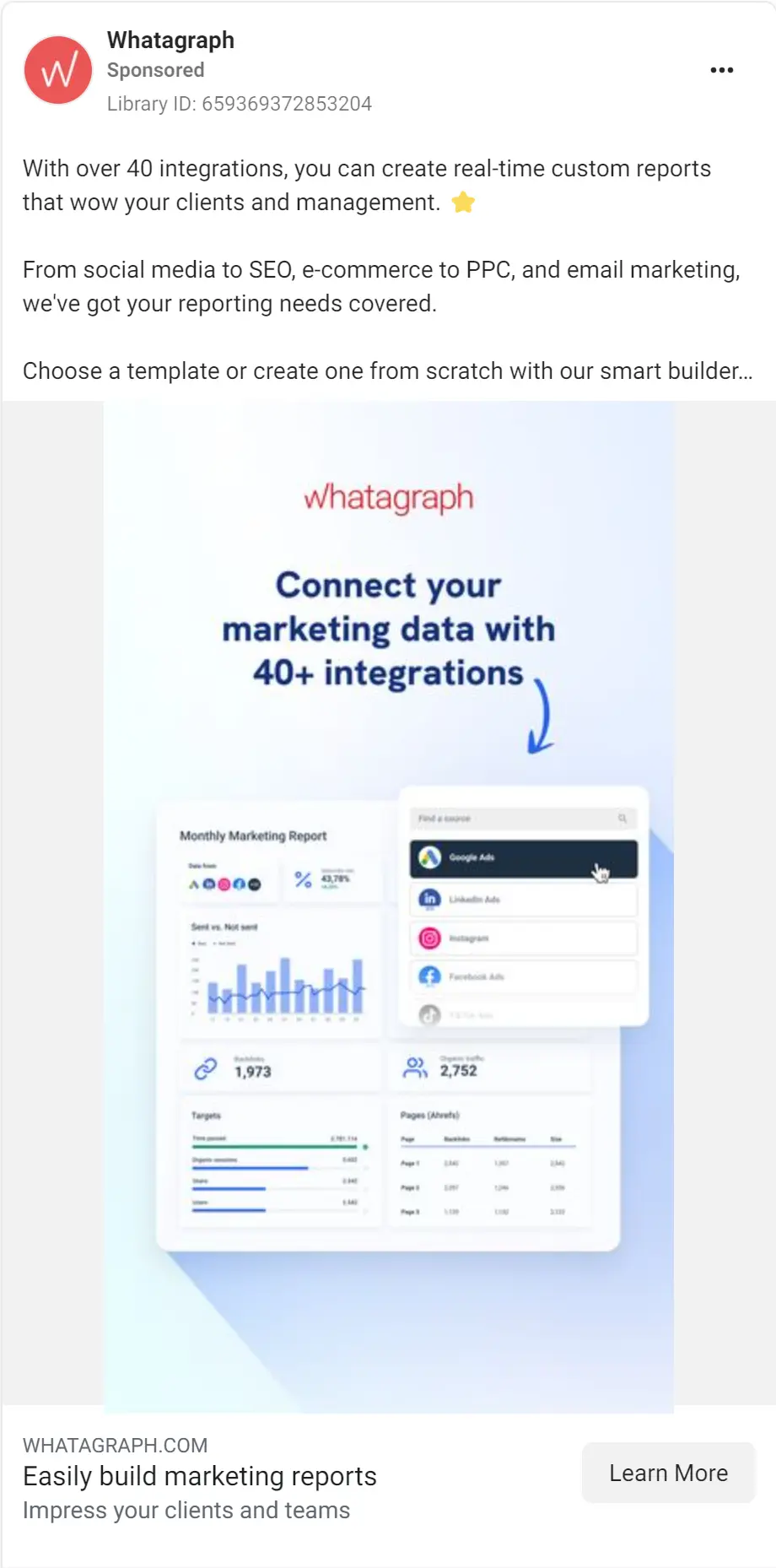 Whatagraph ad