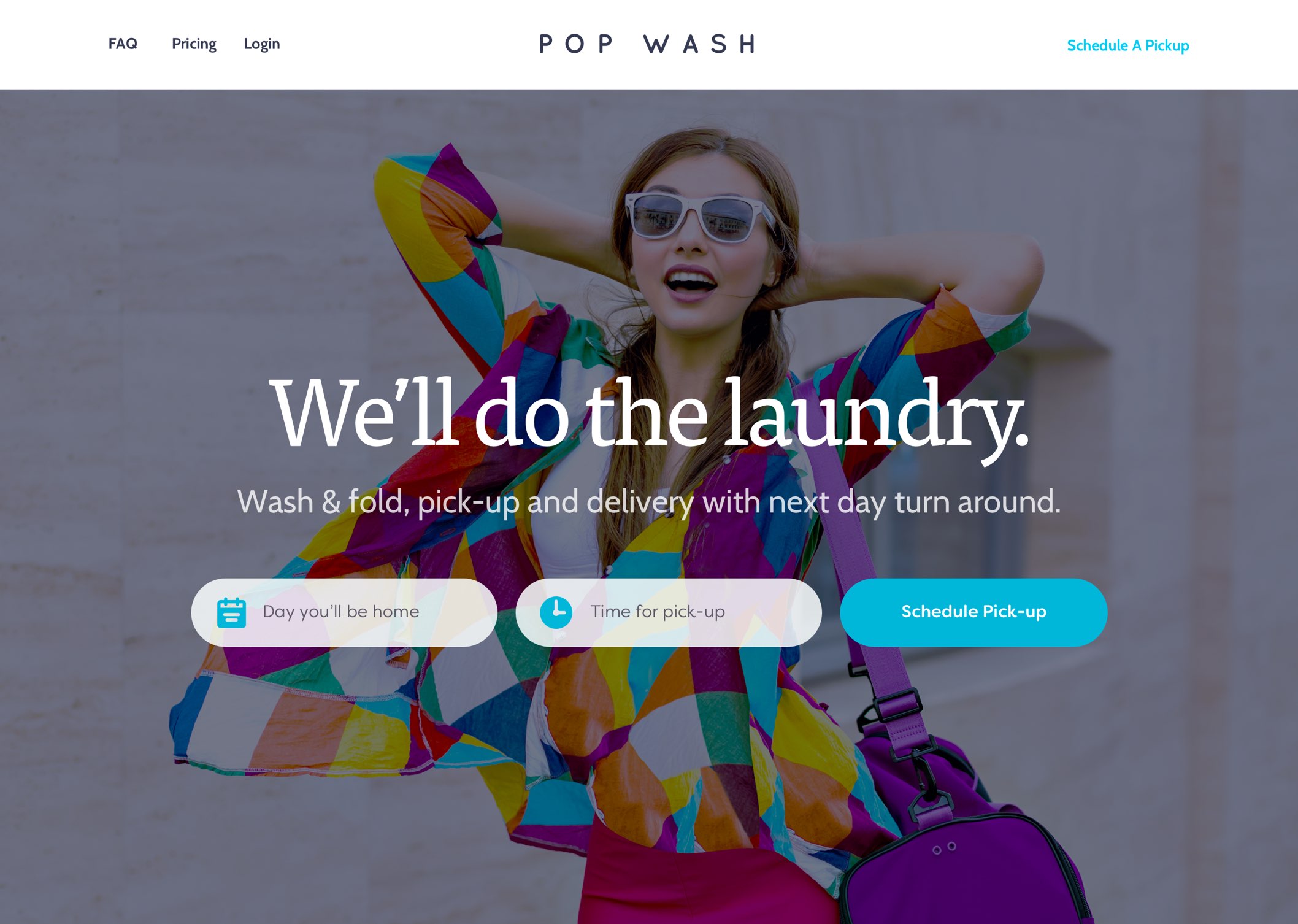 Laundry Wash and Delivery Service Website Design and Development