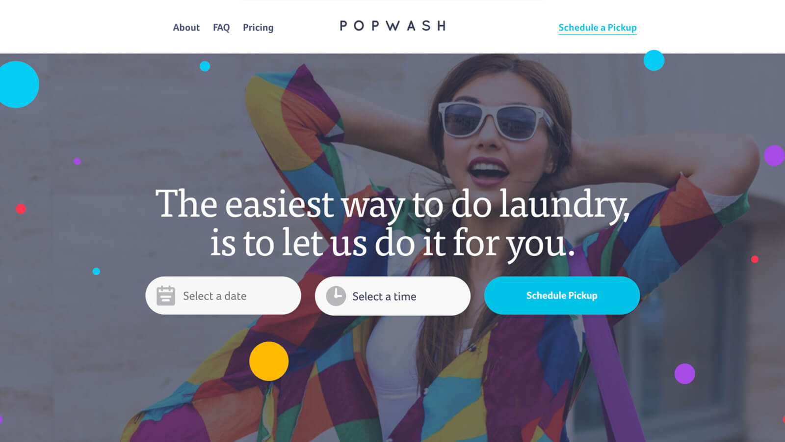 Laundry Wash and Delivery Website Design and Development