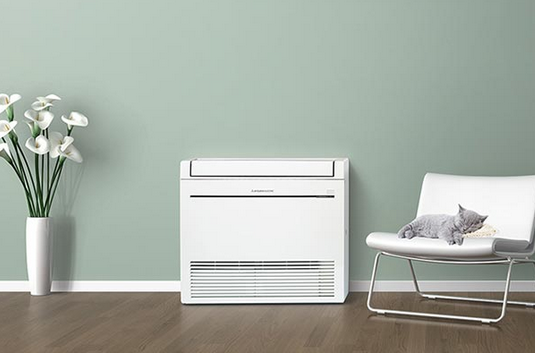 Mitsubishi Floor Console Heat Pump