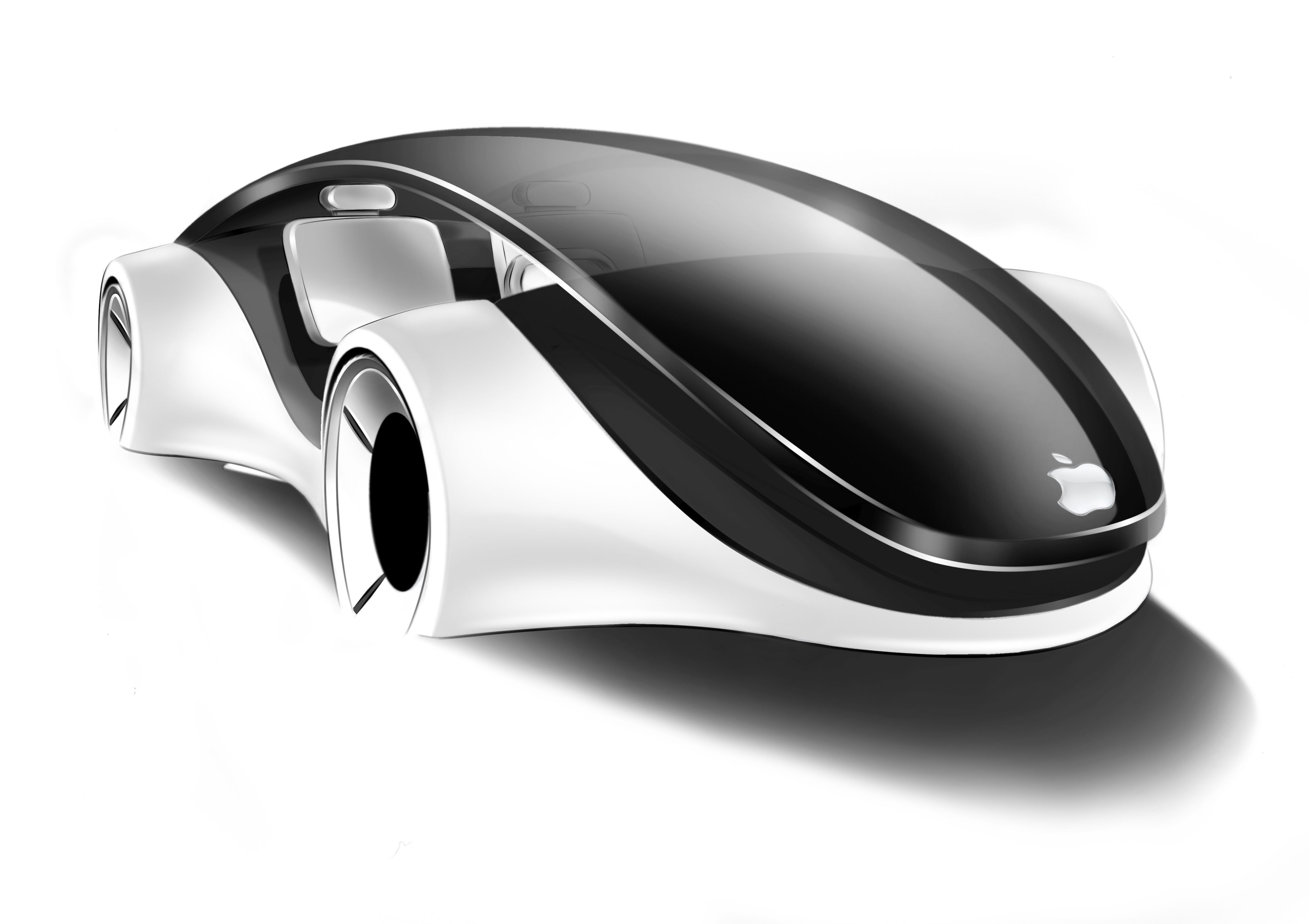 Apple futuristic concept car