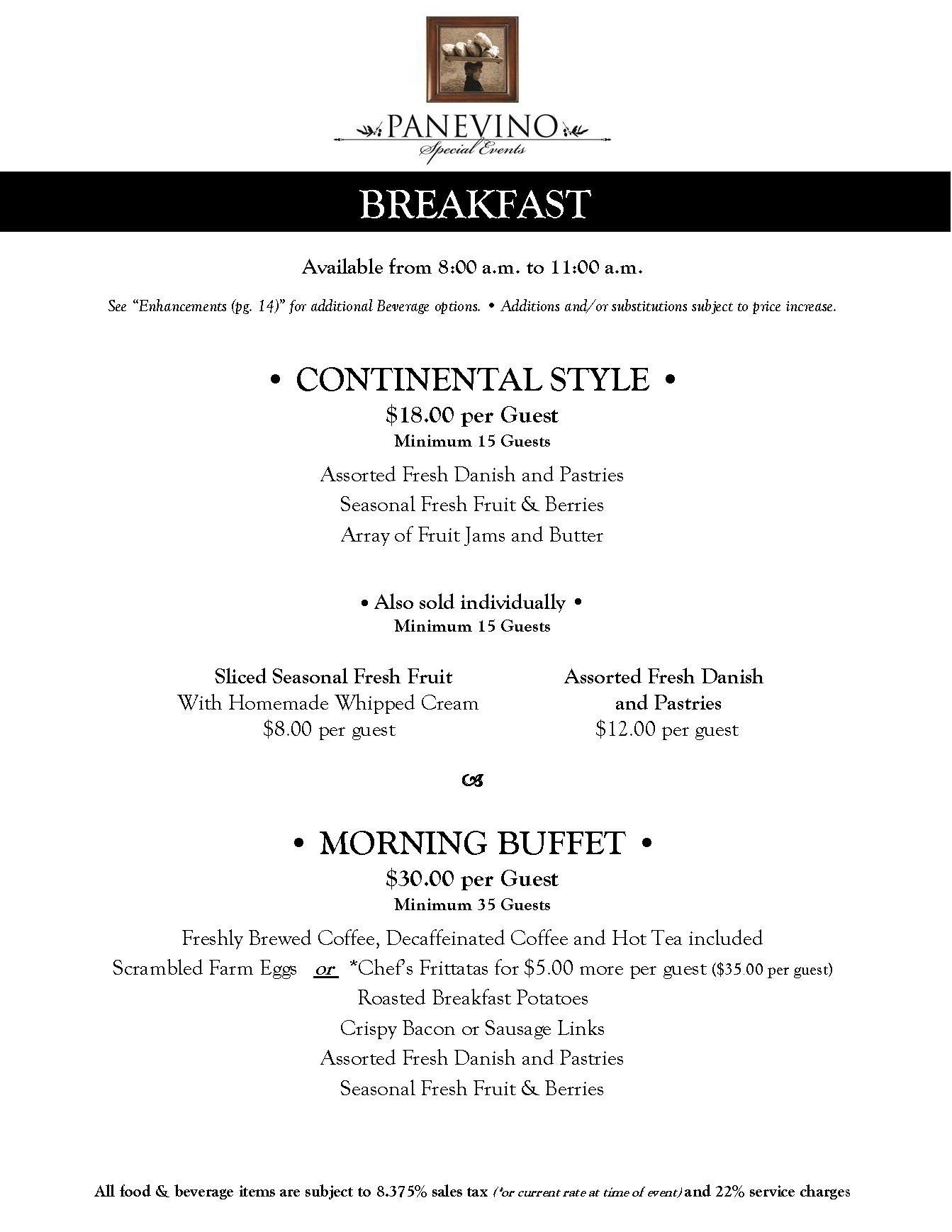 Group Dining Menu Panevino Italian Grill Best Italian Food in Las Vegas