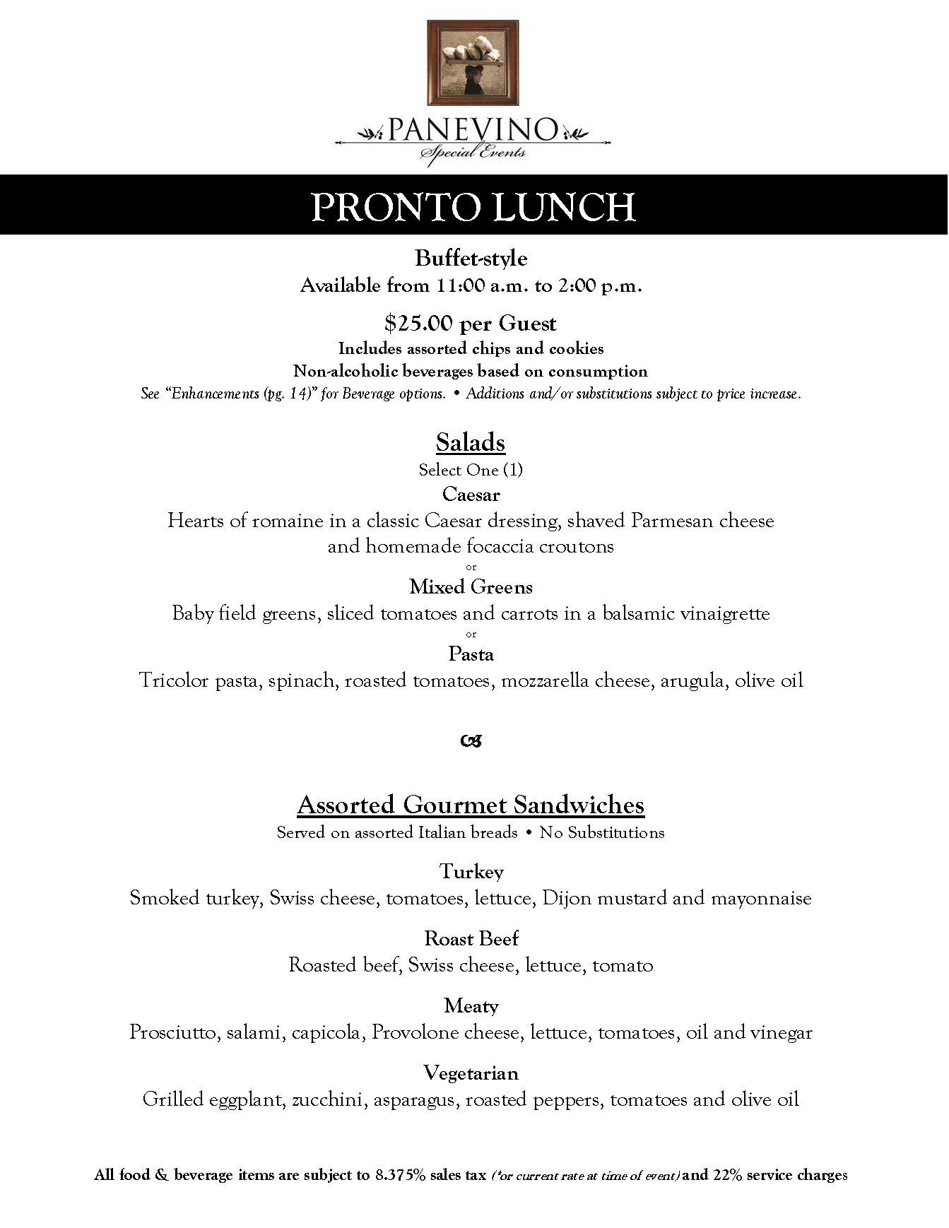 Group Dining Menu Panevino Italian Grill Best Italian Food in Las Vegas