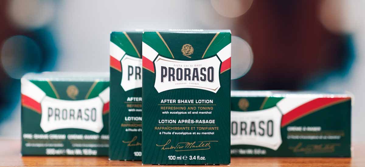 Proraso Products in the Barbershop