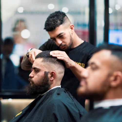 Barber Working In Parramatta Barbershop