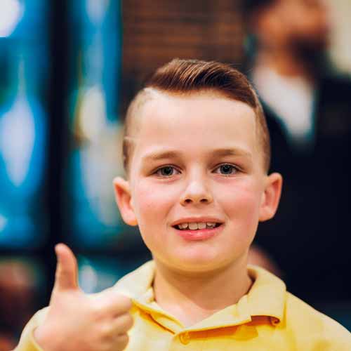 Customer In Miranda Barbershop