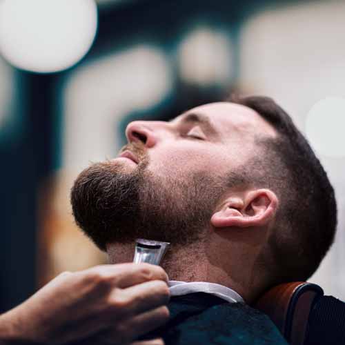 Customer In Miranda Barbershop