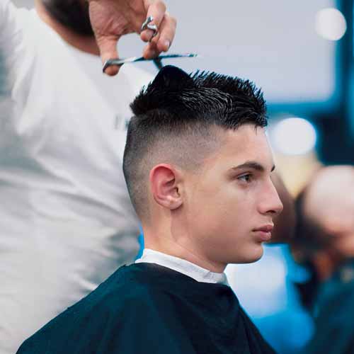 Customer In Miranda Barbershop