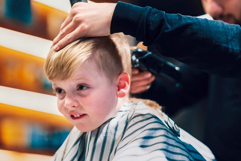 First time to the barbers