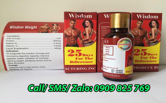 Thuốc tăng cân Wisdom Weight Indonesia