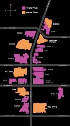 mapa de hotéis AWS