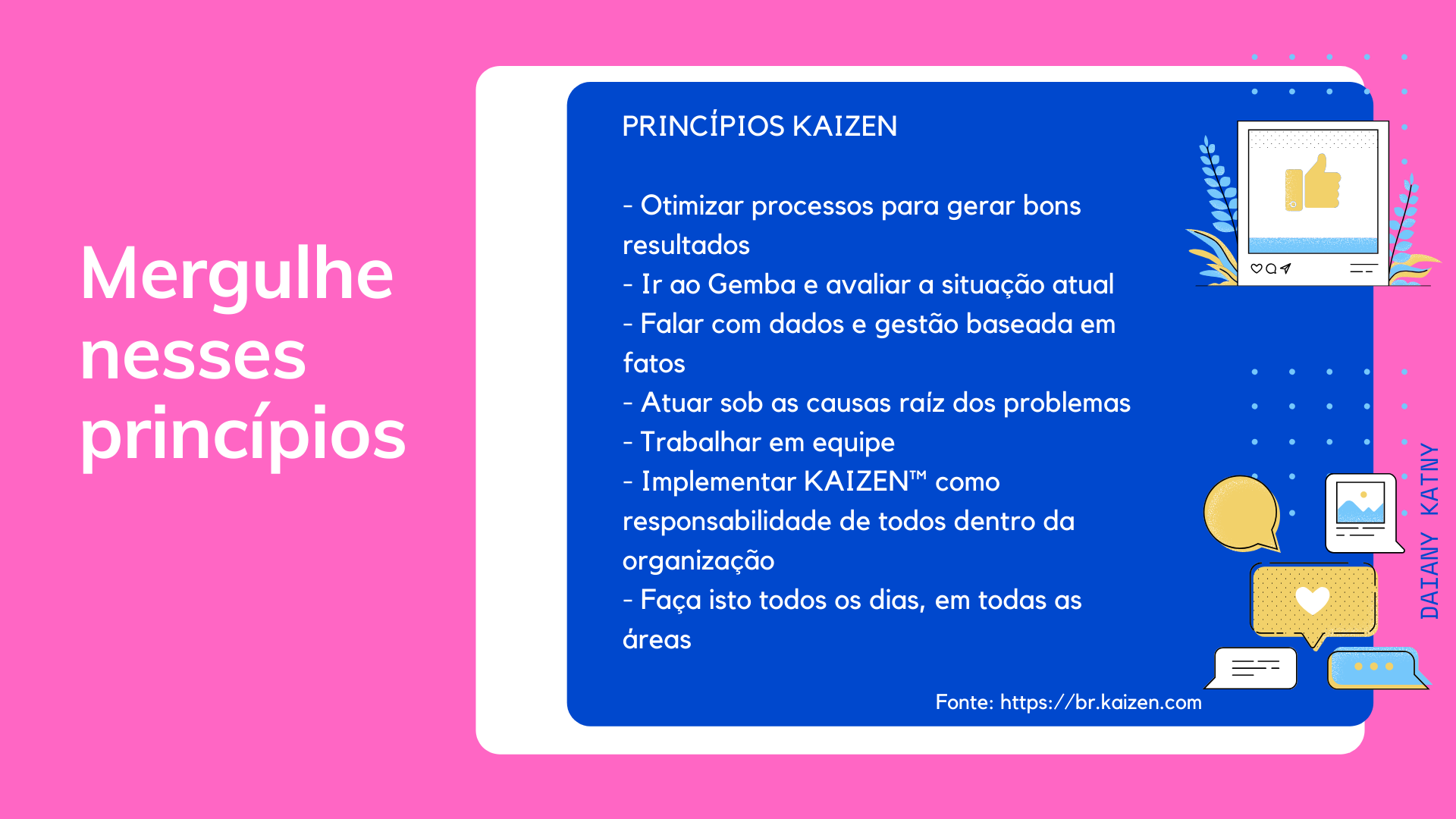 princípios kaizen