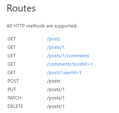 routes testes